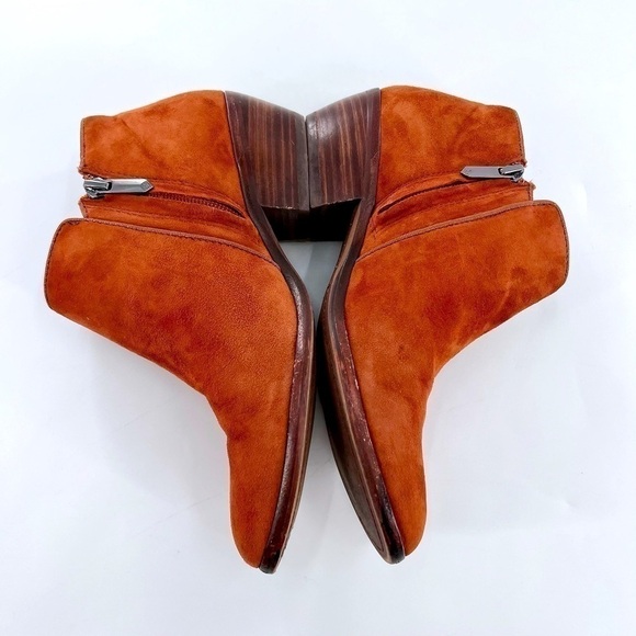 Sam Edelman Women's Petty Suede Booties Cognac size 6 - Picture 3 of 8